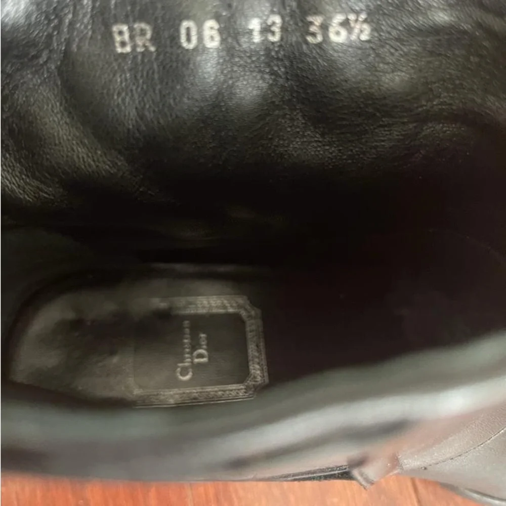Christian Dior leather women shoes size 36.5 - Picture 2 of 7